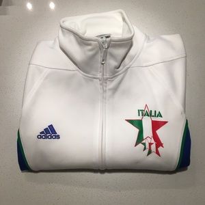 Men’s Italy Soccer Full Zip Jacket